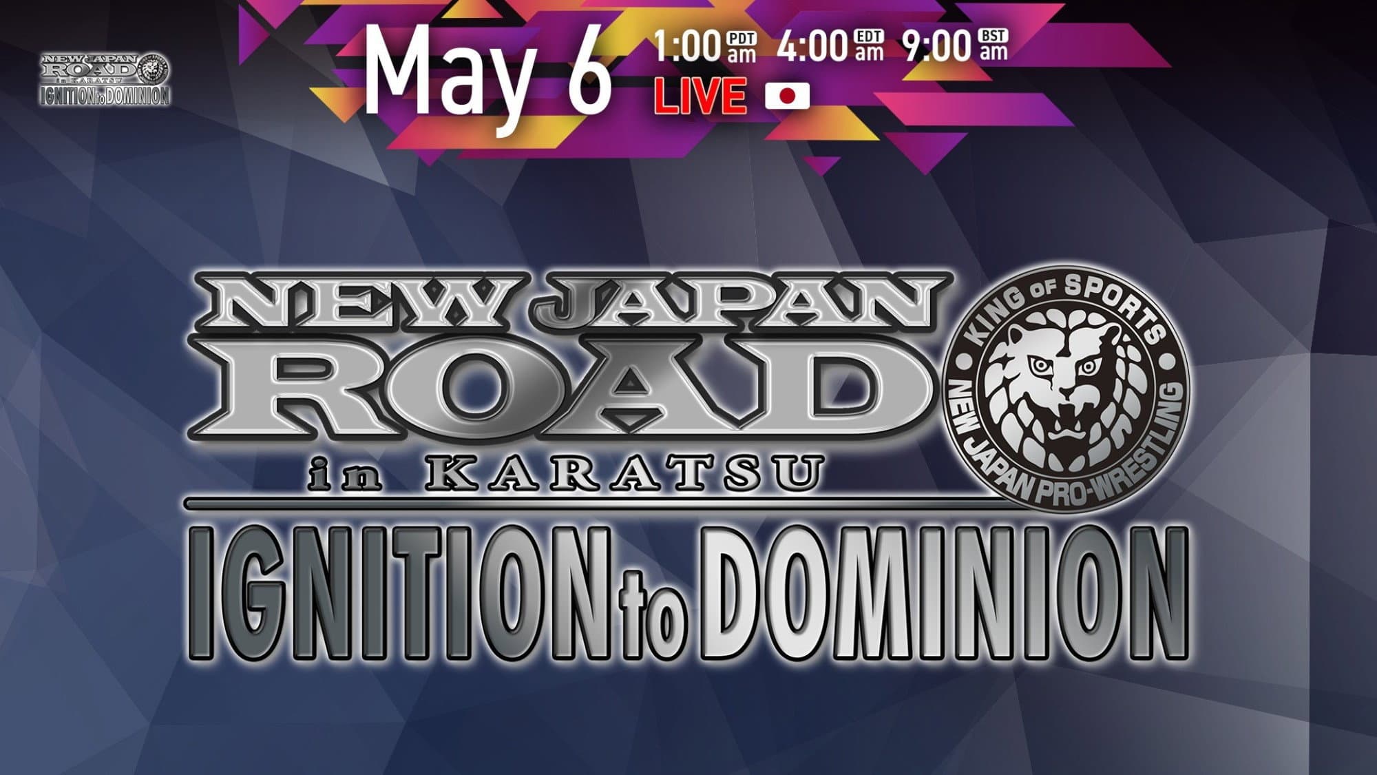 NJPW New Japan Road in Karatsu 2026 ~ Ignition to Dominion